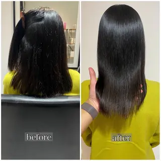 パーマ ulu名古屋栄所属・落合しほ/韓国ヘア/ 髪質改善/縮毛矯正のヘアスタイル