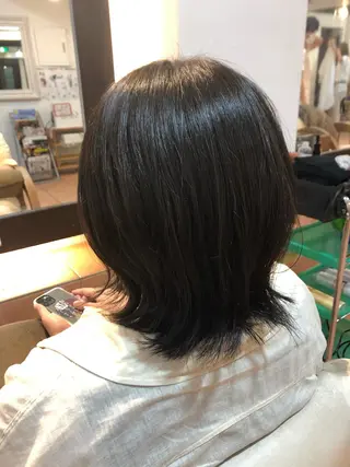 ミディアム 💙あかみね 💙(mine)のヘアスタイル
