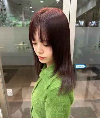 セミロング カラー メンズ特化/トレンド スタイル/白澤のヘアスタイル