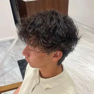 パーマ メンズ 石崎 はるかのヘアスタイル