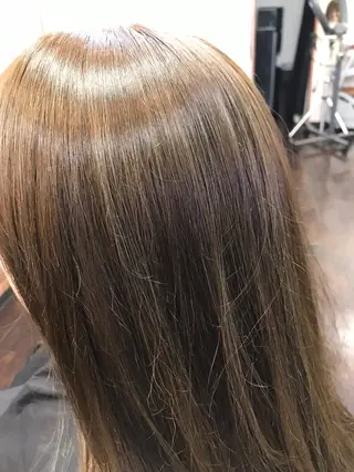 セミロング カラー 桧山 真のヘアスタイル