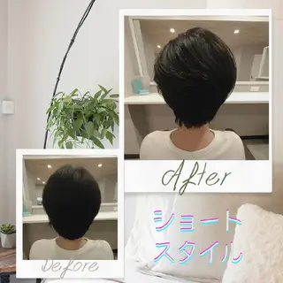 ショート GR 髪質改善トリートメント×ヘッドスパ【ジーアール】所属・🌺中村🌺毎日楽し くなる髪をご提案✨のヘアスタイル