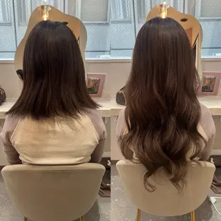 ミディアム エクステ＆ヘアセット Milaのヘアスタイル