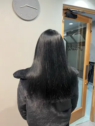 ロング カラー eMir... 武蔵小杉所属・新舘 怜奈のヘアスタイル