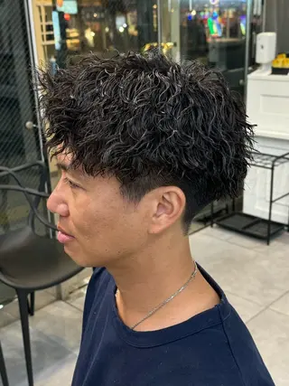 パーマ メンズ パーマ/京都駅 /メンズ/藤井 翔のヘアスタイル