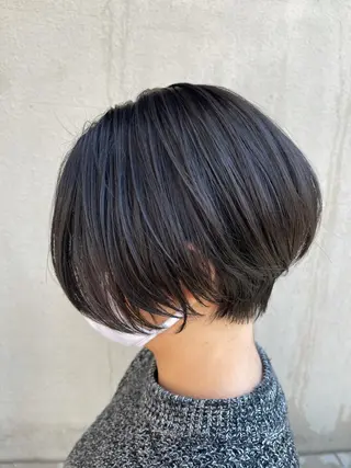 ショート 圧倒的美髪ストレート ツダケイタロウのヘアスタイル