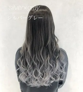 ロング カラー シールエクステ/渋谷 /ギャル/LIALAのヘアスタイル