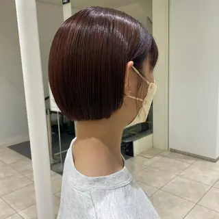 ショート 巻ける縮毛矯正/艶 カラーchika🩵のヘアスタイル