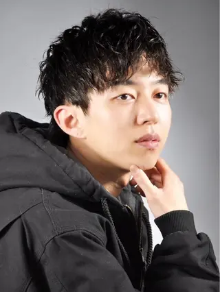 ミディアム パーマ ヘアアレンジ メンズ ⚡️メンズ特化⚡️ 倉林 隼大のヘアスタイル