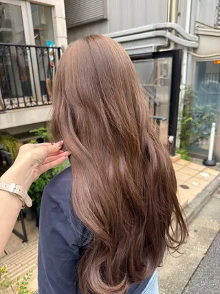 ロング カラー 似合わせモテヘア Akari🦢🖤のヘアスタイル