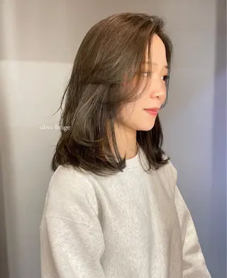 ミディアム tete nico所属・似合わせ/ヘアカラー nanami🌸のヘアスタイル