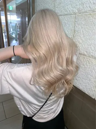 セミロング カラー メンズ Selene hair 難波店のヘアスタイル