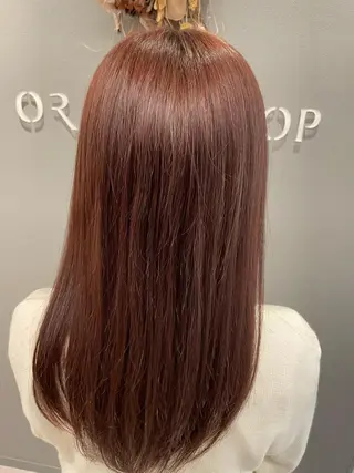 ロング カラー ORANGEPOP所属・🦋山内凪沙🦋 🦄サラサラ艶髪🦄のヘアスタイル
