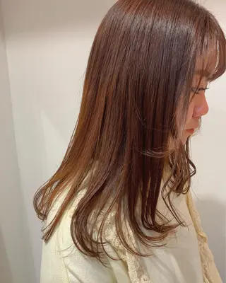 セミロング カラー misch by urban所属・名駅🦢大人艶カラー 🪽カミヤアカネのヘアスタイル