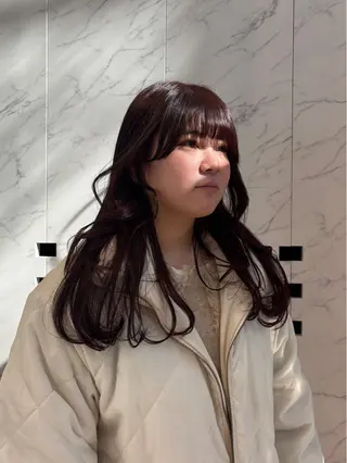 ミディアム miu /透明感カラーのヘアスタイル