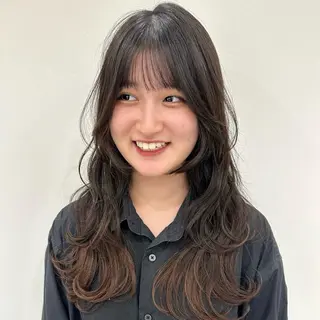 ロング ハピネス所属・川本 真鈴のヘアスタイル