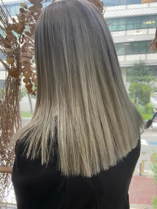 ミディアム カラー 松尾太樹 【pia】福岡美容室のヘアスタイル