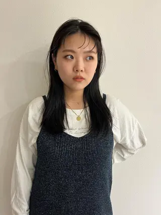 ロング メンズハイトーン/栄 /イトウタケルのヘアスタイル