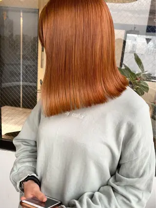 ミディアム カラー chlom所属・🌱大人ハイトーン RENのヘアスタイル