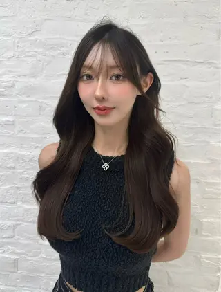 ロング カラー 高島大登/顔周り /レイヤーカットのヘアスタイル