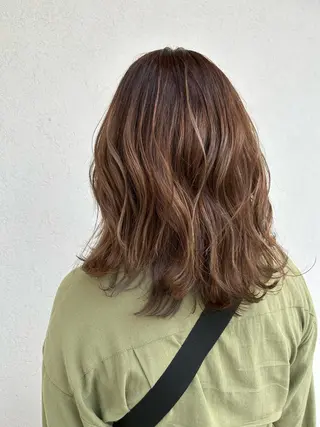 セミロング カラー SOL _Nakamuraのヘアスタイル