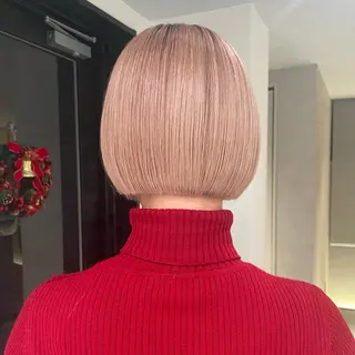 ショート カラー GO TODAY シェアサロン 原宿Verno店所属・ブリーチ/髪質改善/ ボブ特化/よしきのヘアスタイル