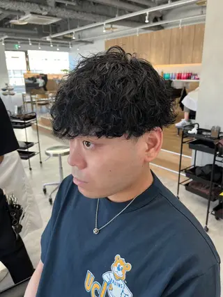 パーマ メンズ メンズパーマ/新潟/ 万代／田崎亮🌟のヘアスタイル