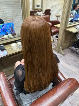 カラー 12月予約不可 /オギノアオリのヘアスタイル