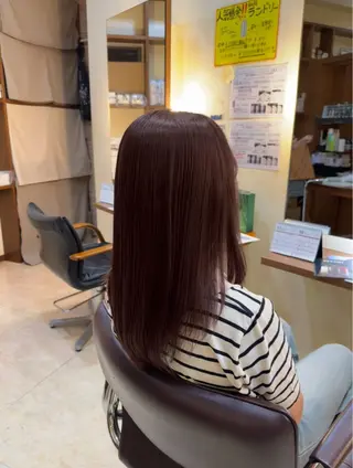 セミロング カラー hair &make RIHGA 荒井店所属・hoshi mayuのヘアスタイル