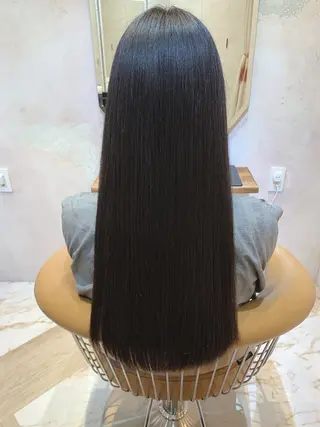 ロング レイヤーカット/ 顔周り 五島巨幹のヘアスタイル