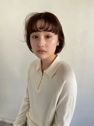 カラー rena ✶伏見/パーマのヘアスタイル