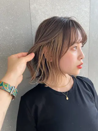 ショート カラー Elissumeda所属・ブリーチ特化 梅田本多翔のヘアスタイル