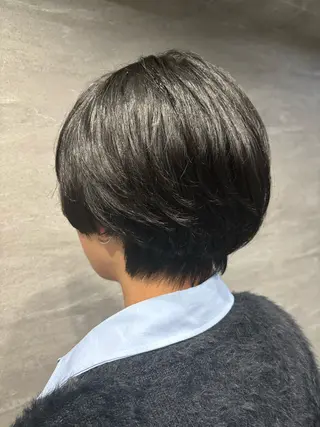 ショート 永井大樹✨ 透明感カラー✨のヘアスタイル