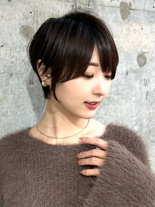 ショート カラー パーマ 新宿/髪質改善/ボブ 韓国レイヤー大重聖斗のヘアスタイル