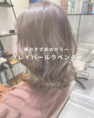 ミディアム カラー 長津 健一郎のヘアスタイル