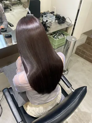 ロング CYAN by artefice所属・安達 萌花のヘアスタイル