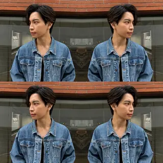 ショート メンズ ⚡️メンズパーマ特化 mens支持◎/忠地のヘアスタイル