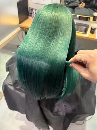 ロング カラー JOS所属・上野ハイトーン/デ ザイン✂︎touiのヘアスタイル