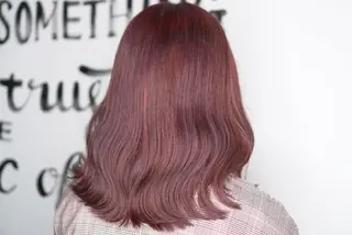 ミディアム カラー 植田 /エクステ /ブリーチ/髪質改善のヘアスタイル