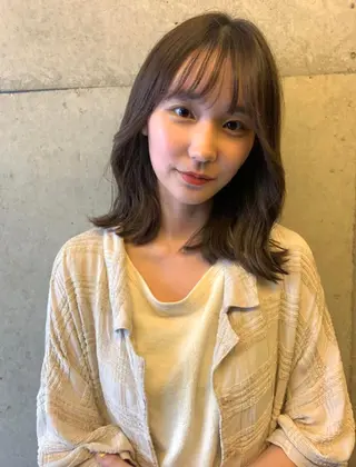 ミディアム カラー ♡ma ki♡のヘアスタイル