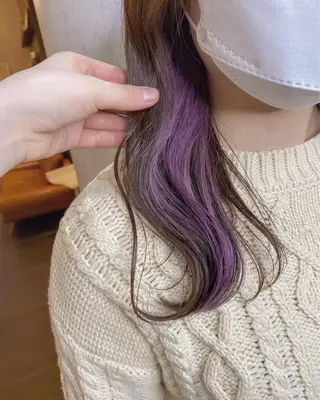 ミディアム カラー 🌱ブリーチ・透明感 カラー/mapi🦭のヘアスタイル