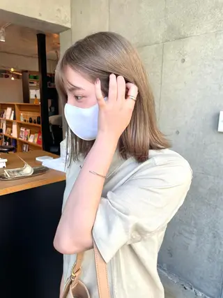 ミディアム カラー ヘアアレンジ GRAND OMOTESANDOのヘアスタイル