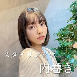 ショート カラー 顔周りカット× 髪質改善【リョウ】のヘアスタイル
