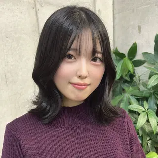 ミディアム カラー Trip 香椎所属・Trip/ AYUのヘアスタイル