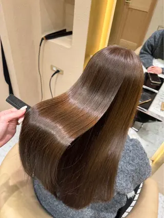 ロング 透明感カラー カラー/坂口心都のヘアスタイル