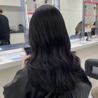 ロング カラー ヘアアレンジ 🫧透明感ラベンダー 似合わせ🫧あい🫧のヘアスタイル