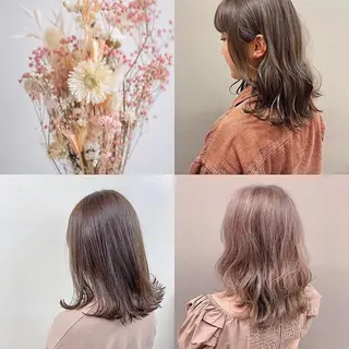 ミディアム カラー ヘアアレンジ メンズ 🦋重くない暗髪🦋 Hana🦋のヘアスタイル