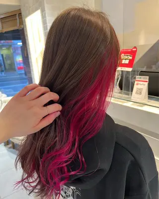 ロング カラー ヘアアレンジ 🌷山田 有友名🌷のヘアスタイル