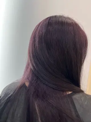 ロング カラー 生駒デザインカラー /浜中美奈のヘアスタイル