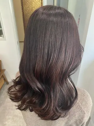 セミロング カラー JIL BLAN所属・JIL BLAN NAOのヘアスタイル